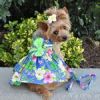 Blue Lagoon Hawaiian Hibiscus Dress