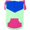 Color-Block Flex Fit Hoodie - Pink on Mint