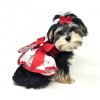 Christmas Candy Cane Dress and Matching Leash