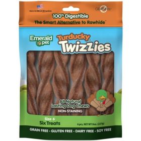 Emerald Pet Tur ducky Twizzies Natural Dog Chews